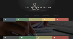 Desktop Screenshot of cosciaandamsterdam.com